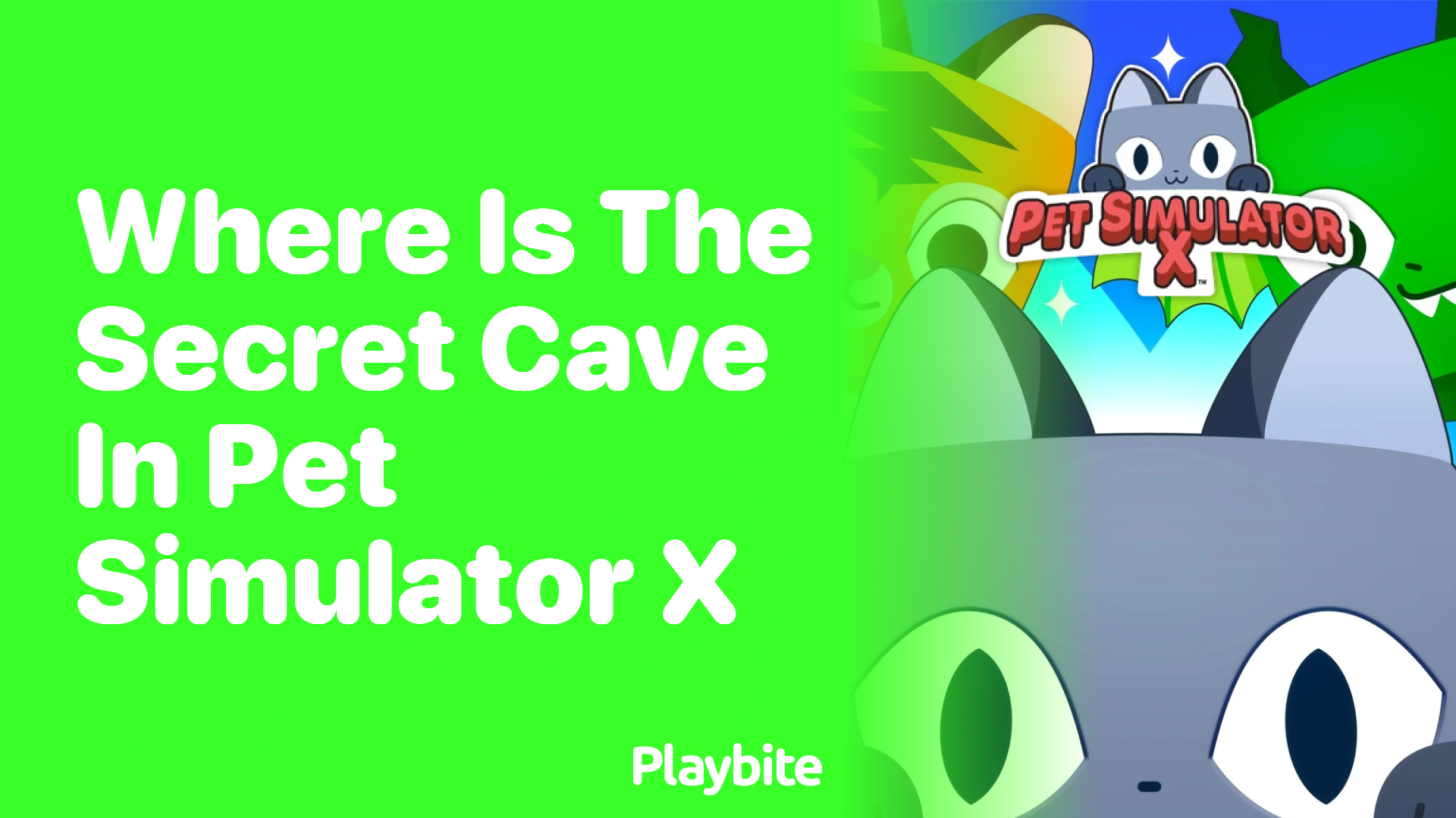 Discovering the Secret Cave in Pet Simulator X