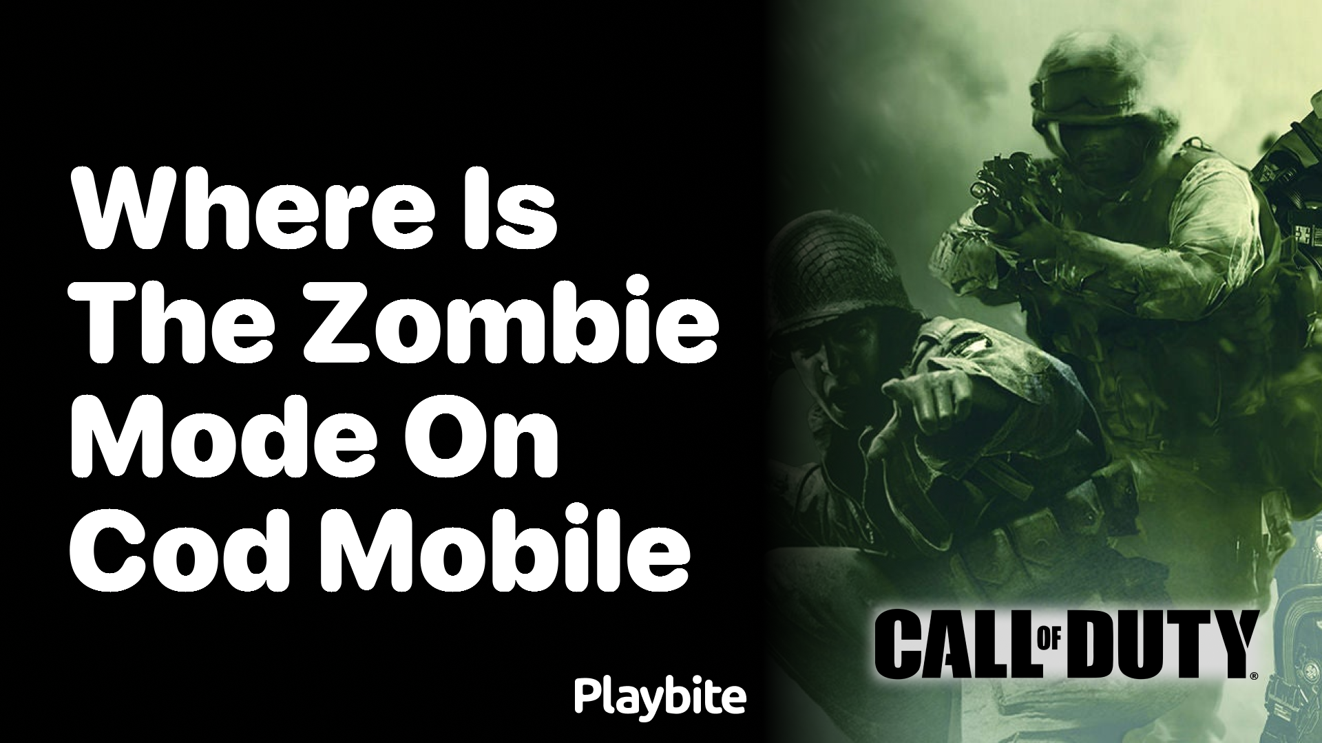 Where Is the Zombie Mode on COD Mobile?