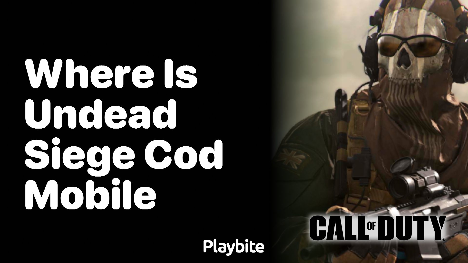 Where Is Undead Siege in COD Mobile?