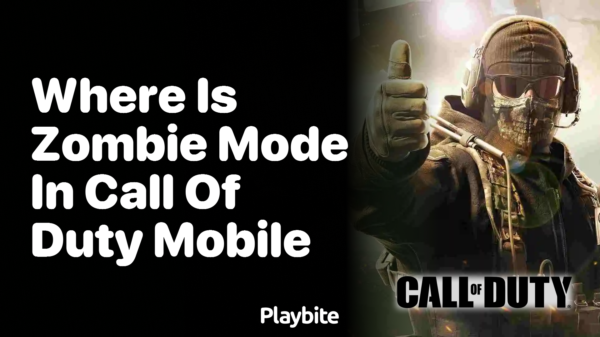 Where Is Zombie Mode in Call of Duty Mobile?