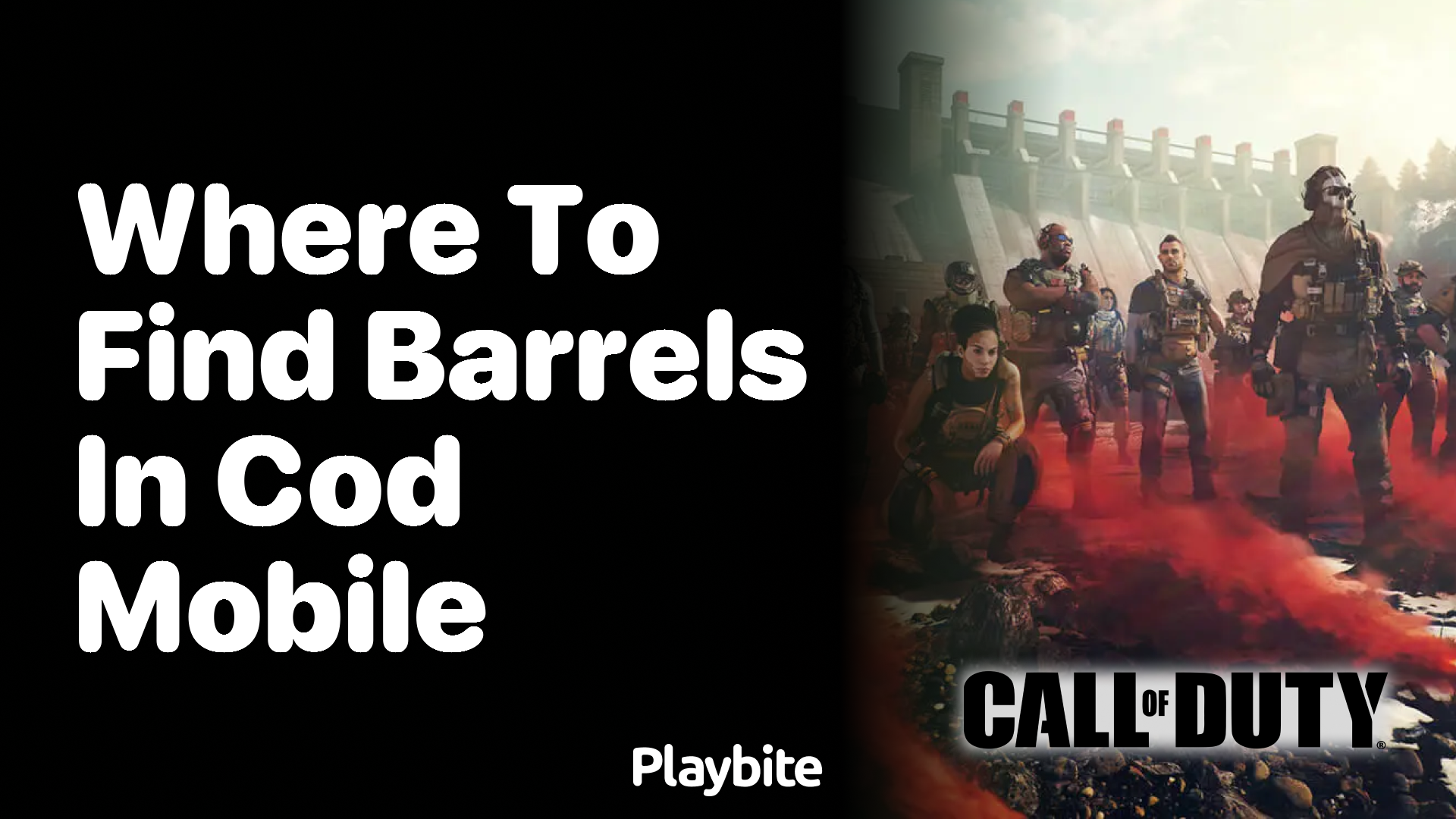 Where to Find Barrels in COD Mobile