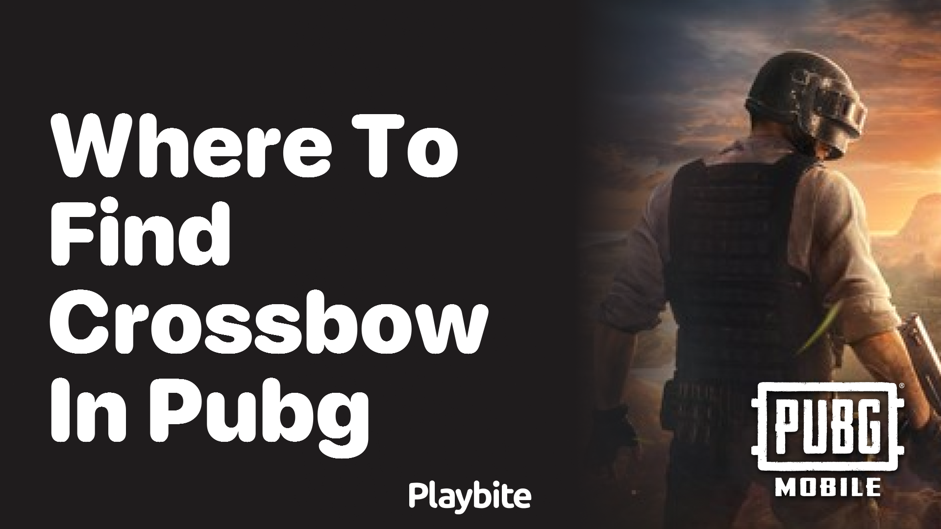 Where to Find a Crossbow in PUBG Mobile