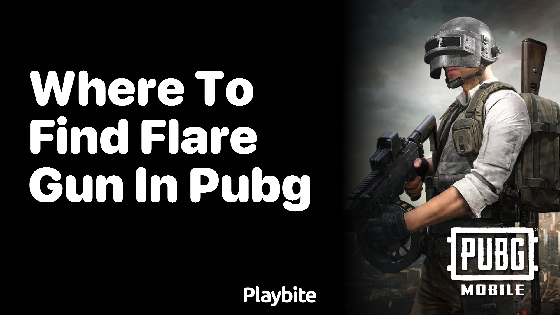 Where to Find a Flare Gun in PUBG Mobile