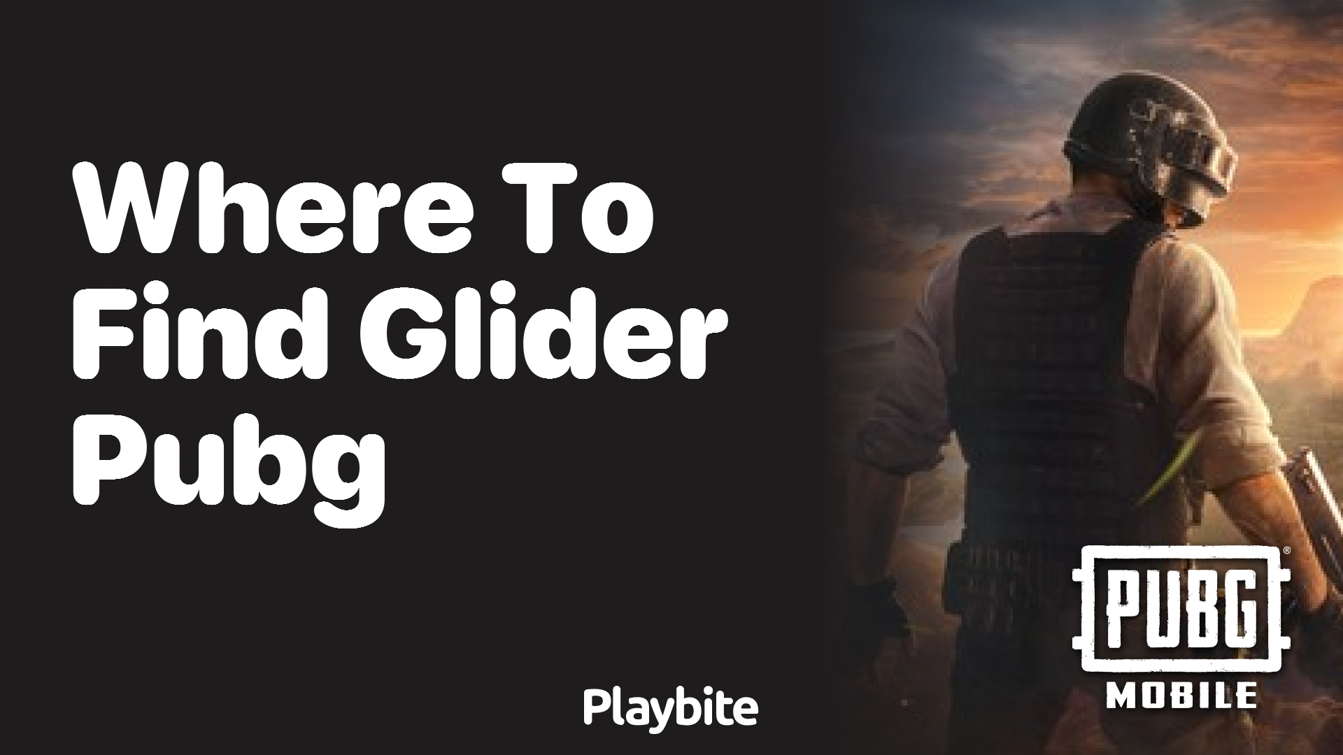 Where to Find the Glider in PUBG Mobile