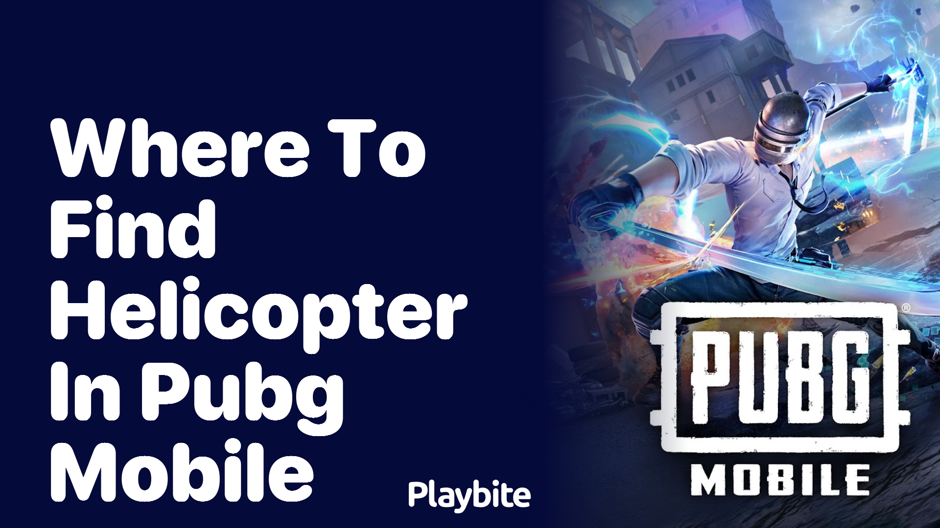 Where to Find a Helicopter in PUBG Mobile