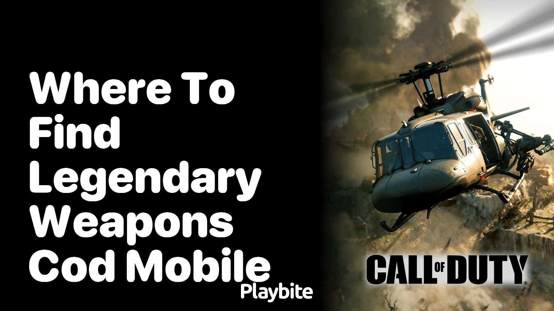 Where to Find Legendary Weapons in COD Mobile