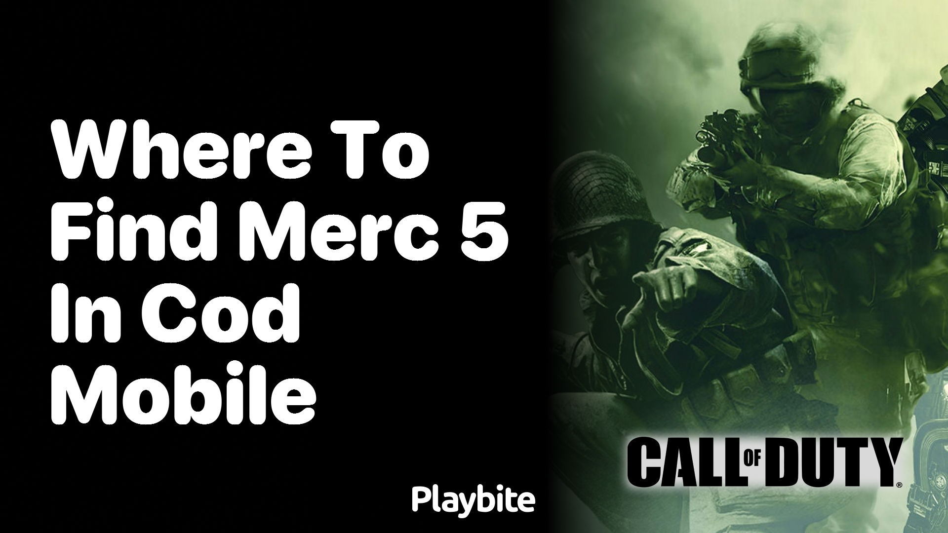 Where to Find Merc 5 in CoD Mobile