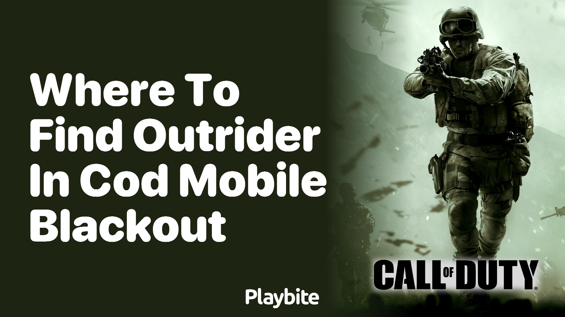 Where to Find Outrider in CoD Mobile Blackout