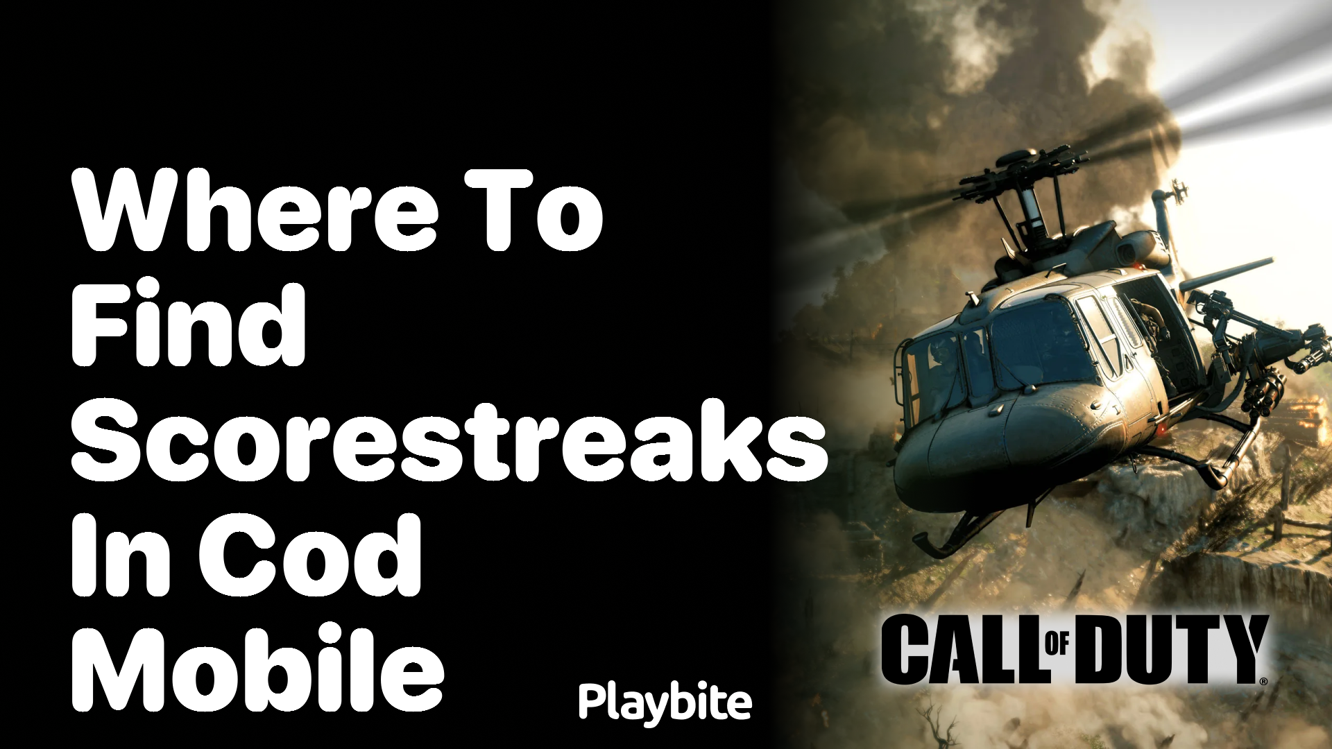 Where to Find Scorestreaks in COD Mobile