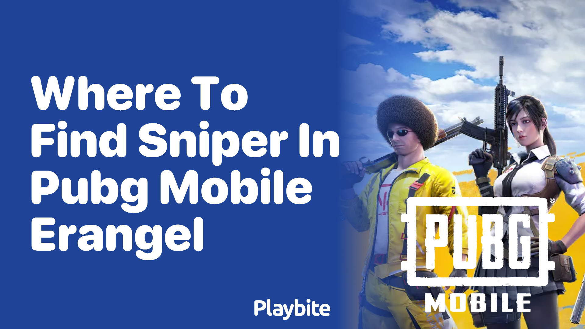 Where to Find a Sniper in PUBG Mobile Erangel