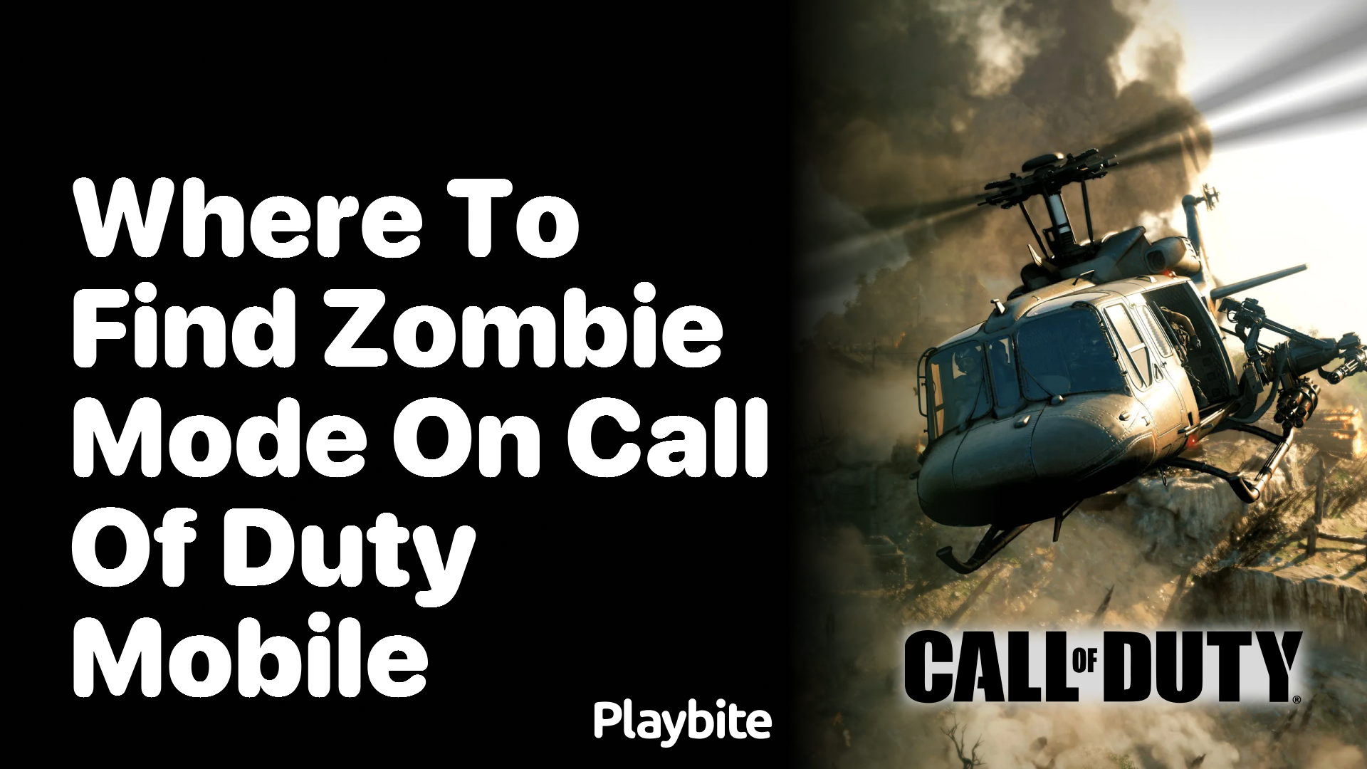 Where to Find Zombie Mode on Call of Duty Mobile