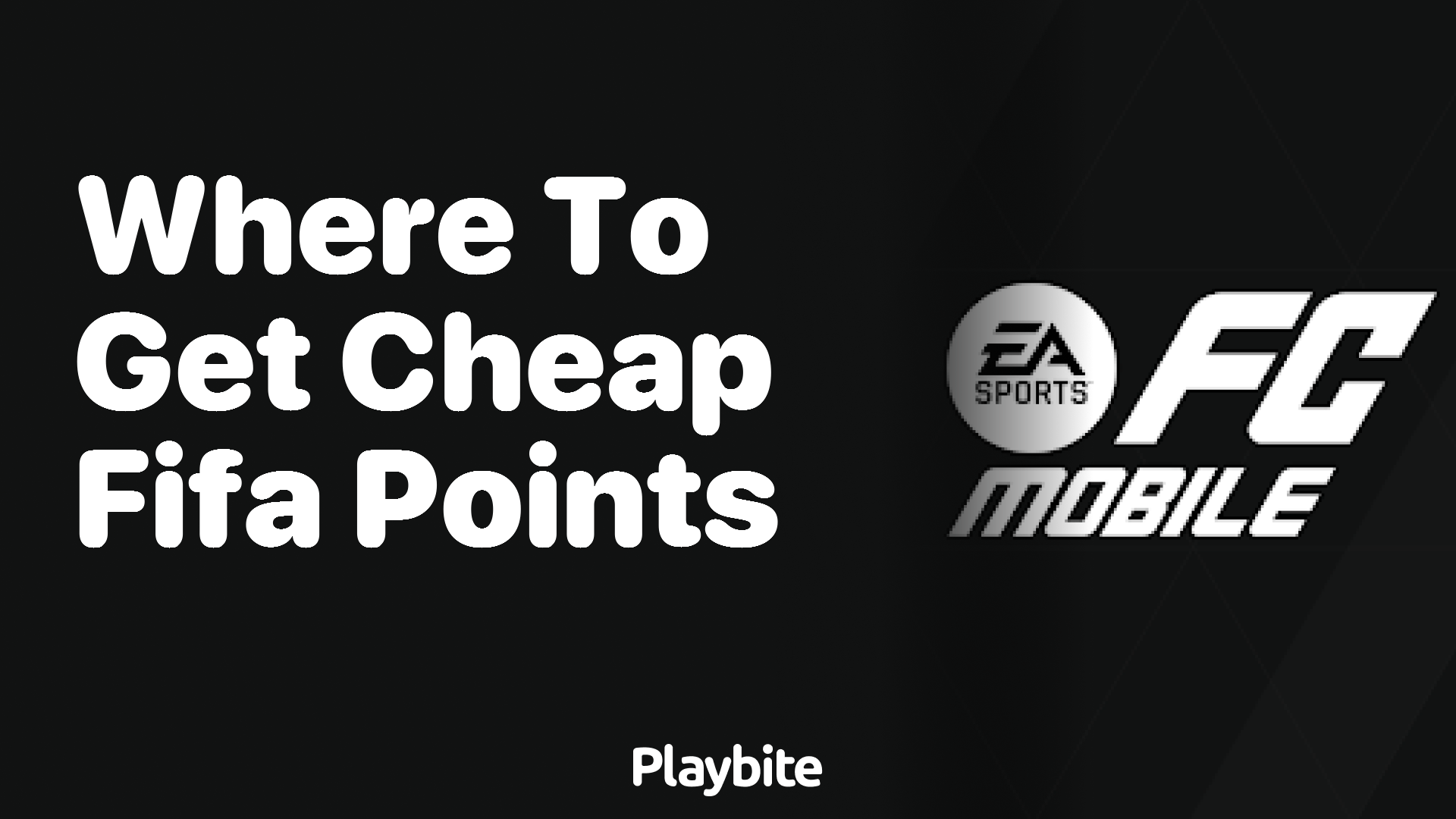 Where to Get Cheap FIFA Points for EA Sports FC Mobile