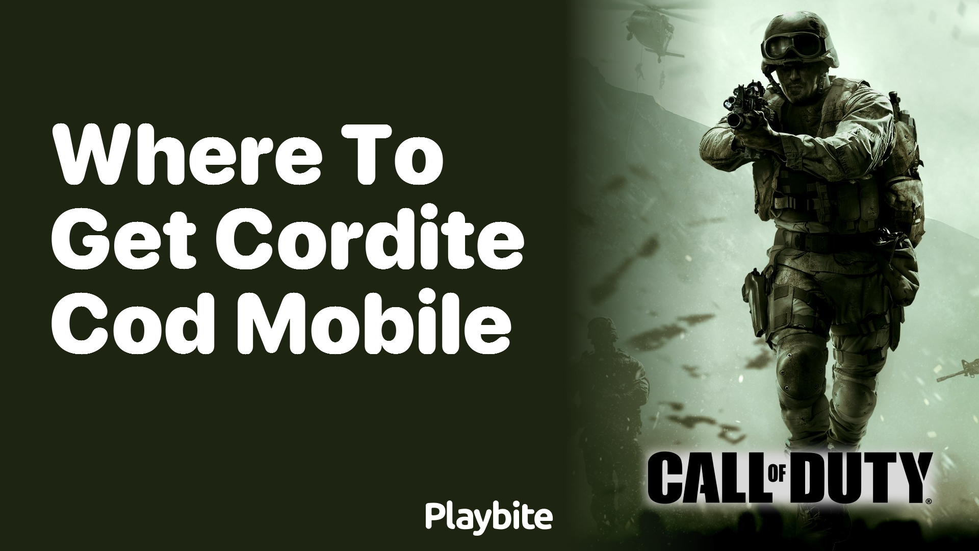 Where to Get Cordite in COD Mobile