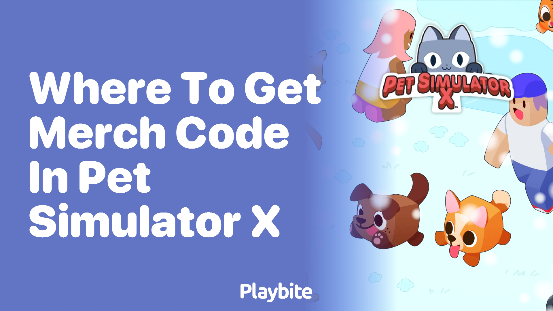 Where to Get Merch Code in Pet Simulator X