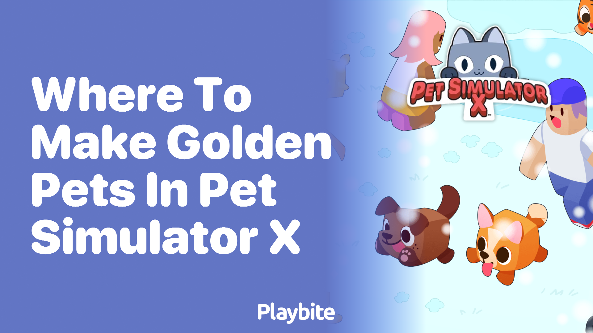 Where to Make Golden Pets in Pet Simulator X?