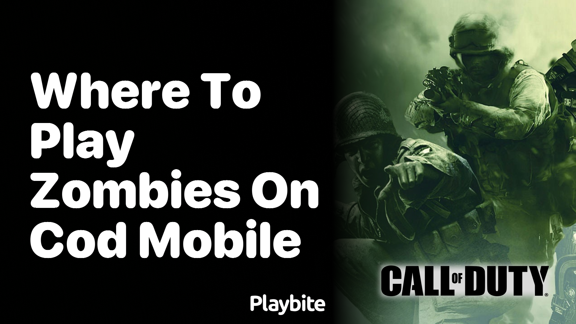 Where to Play Zombies on COD Mobile? - Playbite