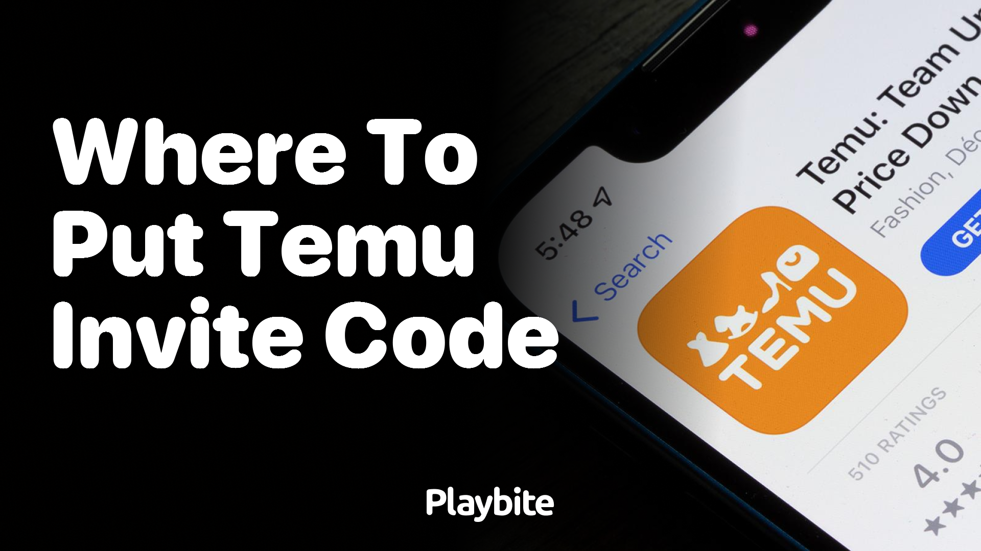 Where to Put Your Temu Invite Code: A Quick Guide