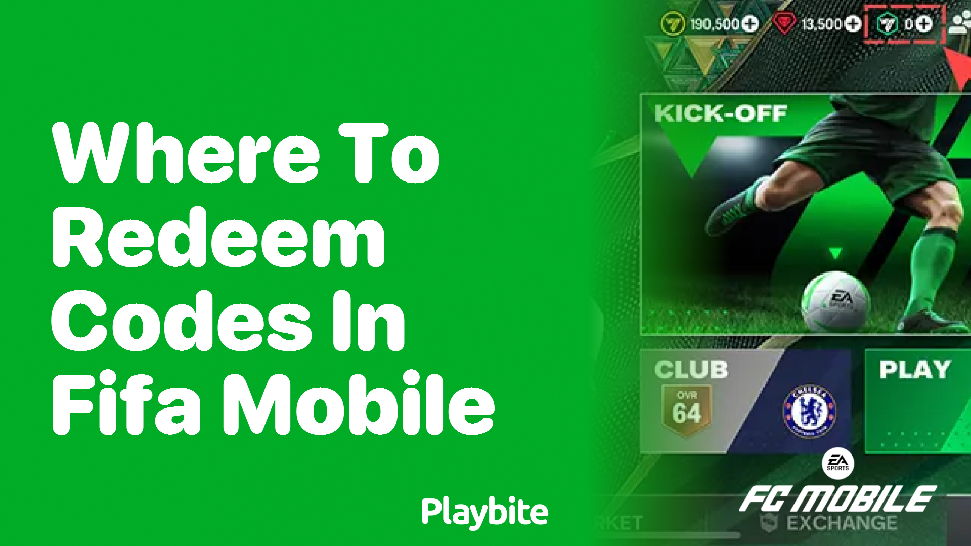 Where to Redeem Codes in EA Sports FC Mobile