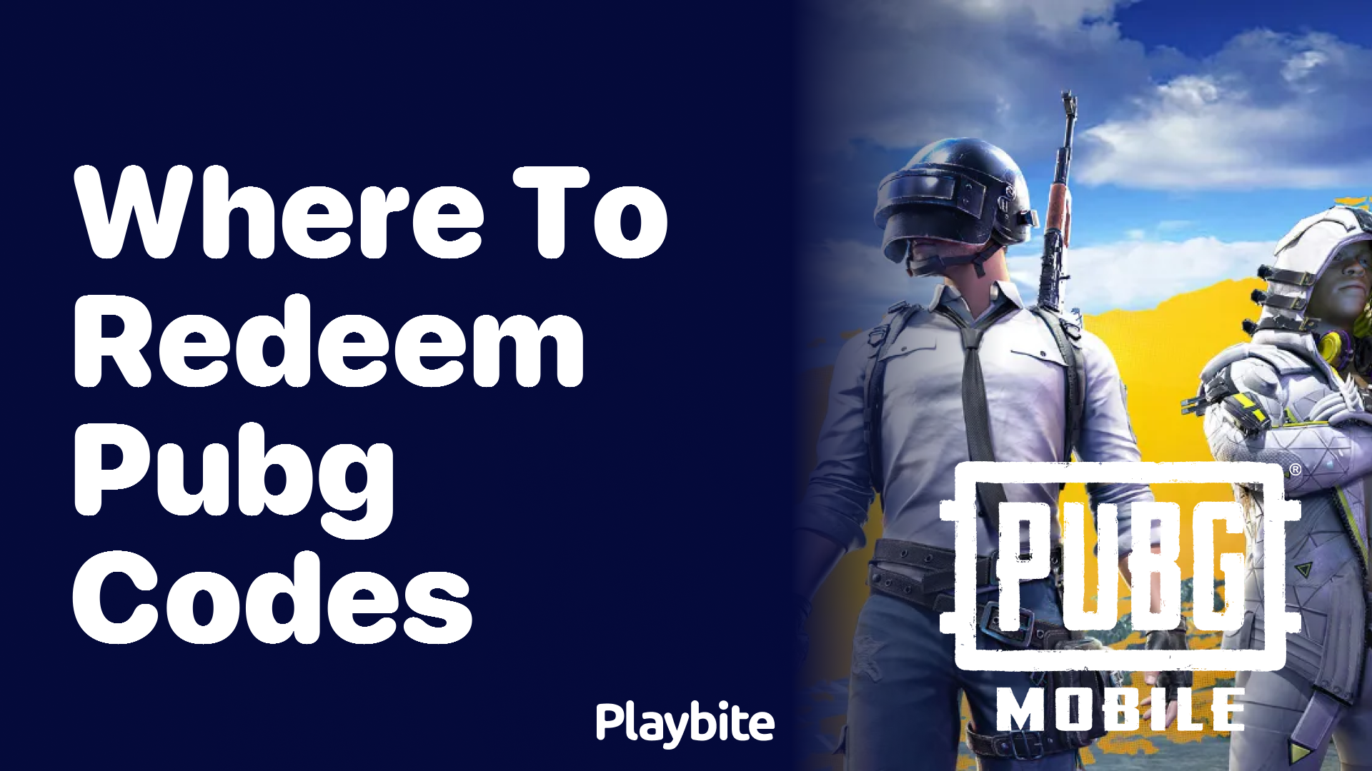 Where to Redeem PUBG Codes