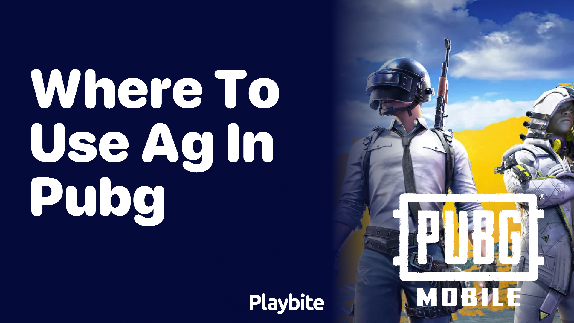 Where to Use AG (AceGold) in PUBG Mobile: A Complete Guide