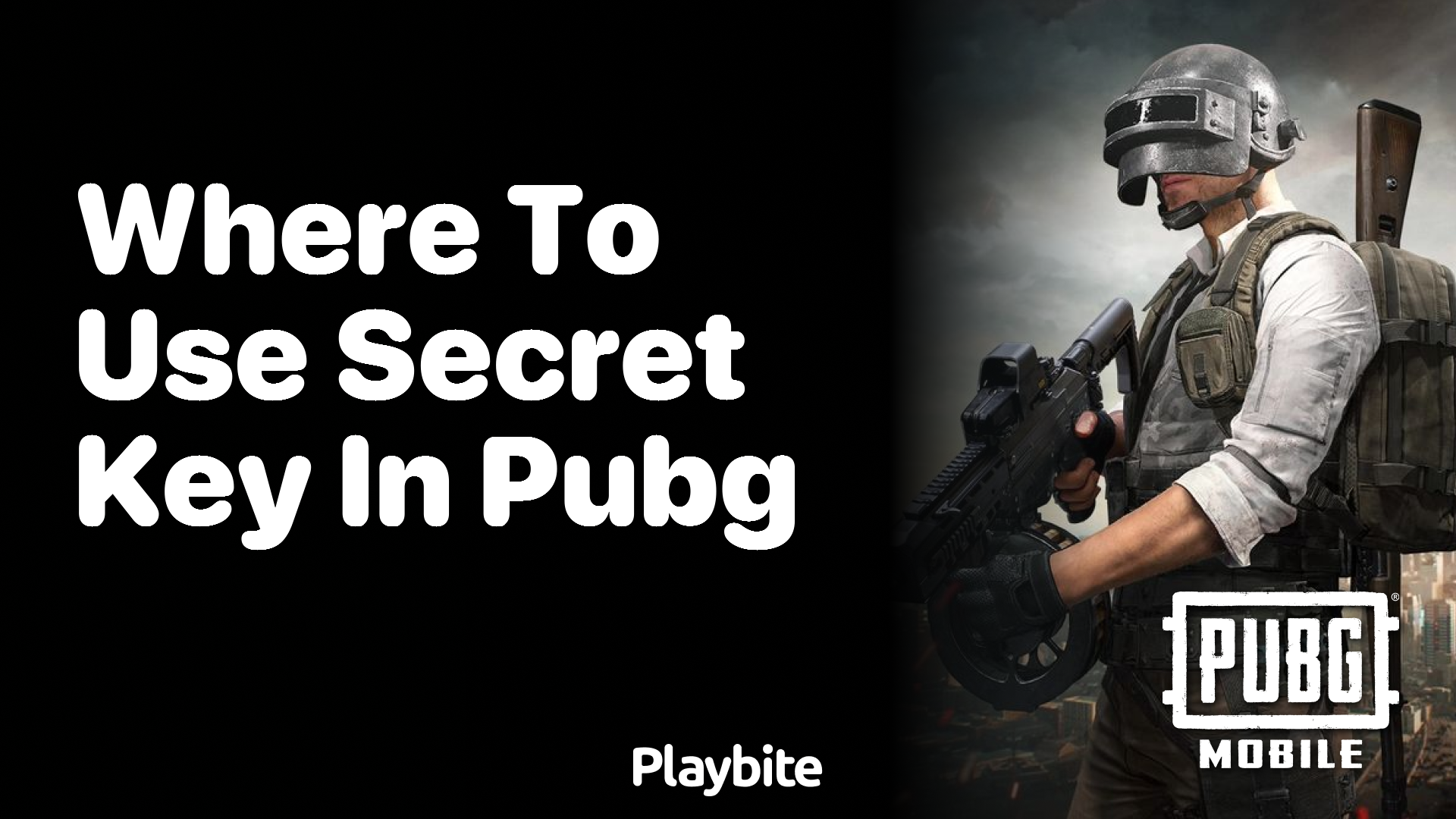 Where to Use the Secret Key in PUBG Mobile?