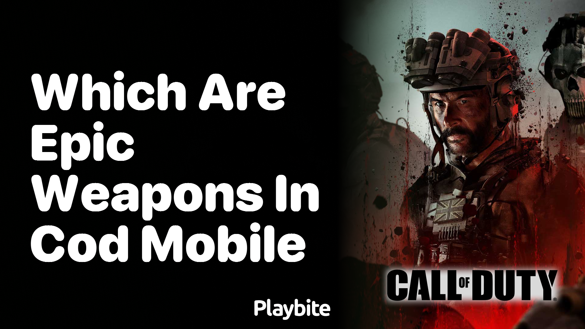 Which Are Epic Weapons in COD Mobile?