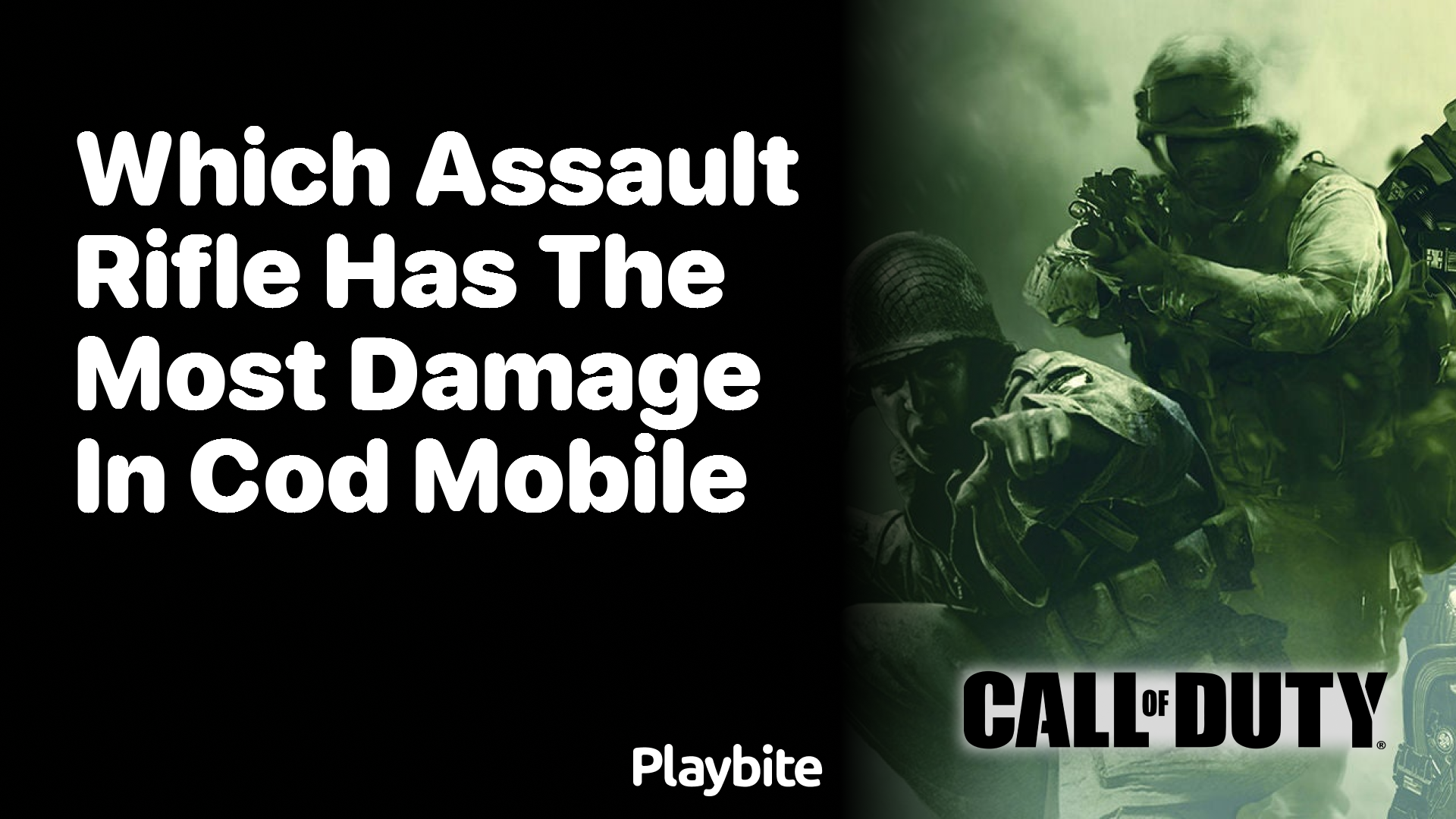 Which Assault Rifle Deals the Most Damage in COD Mobile?