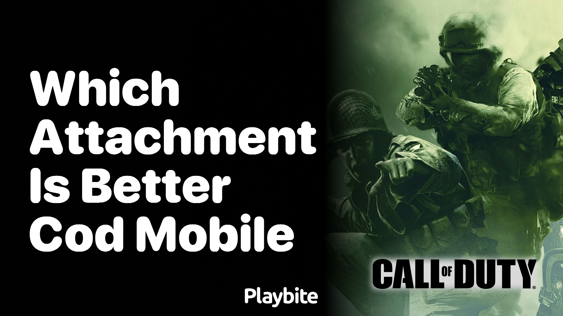 Which Attachment is Better in COD Mobile?