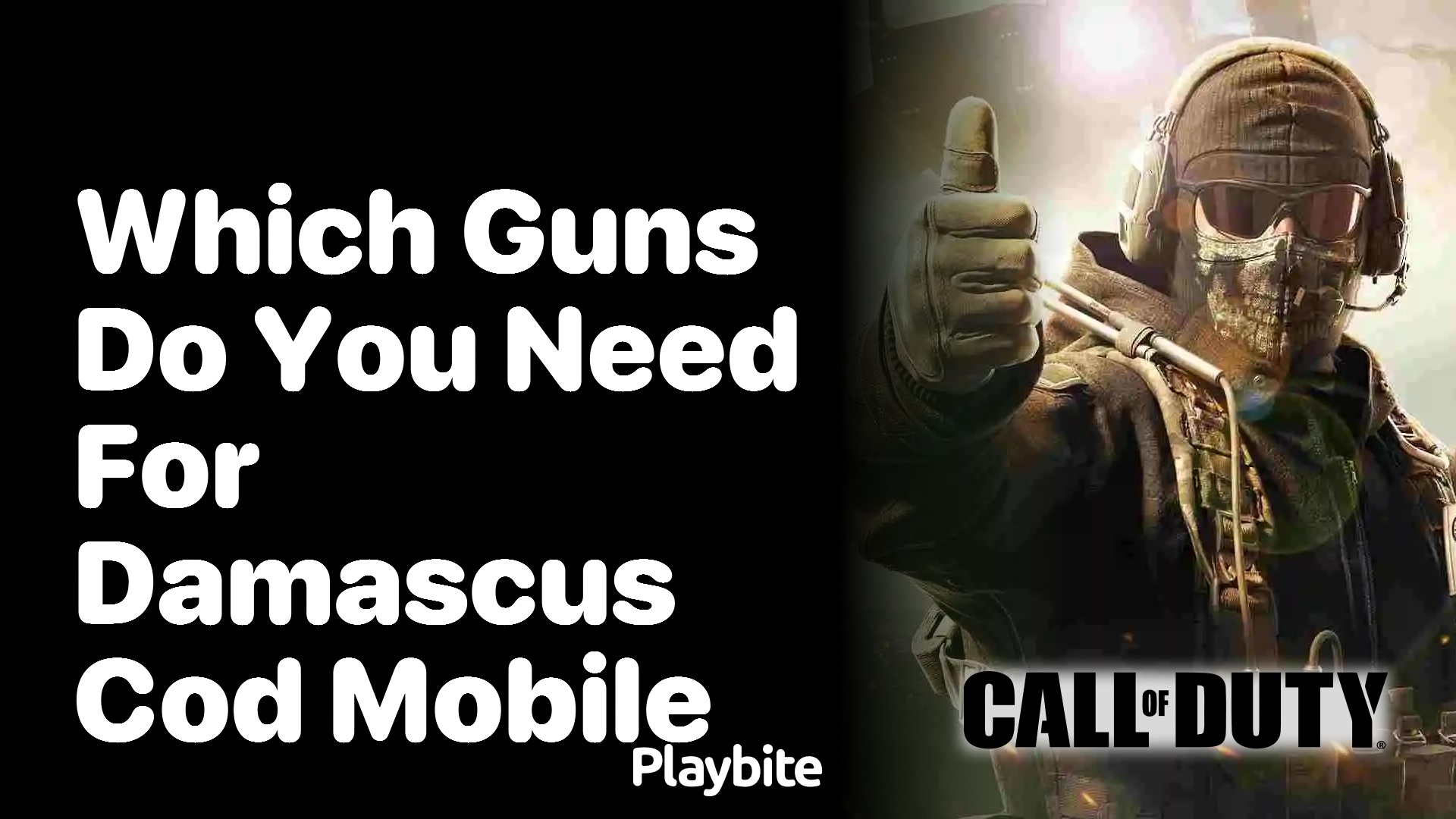 Which Guns Do You Need for Damascus in COD Mobile?