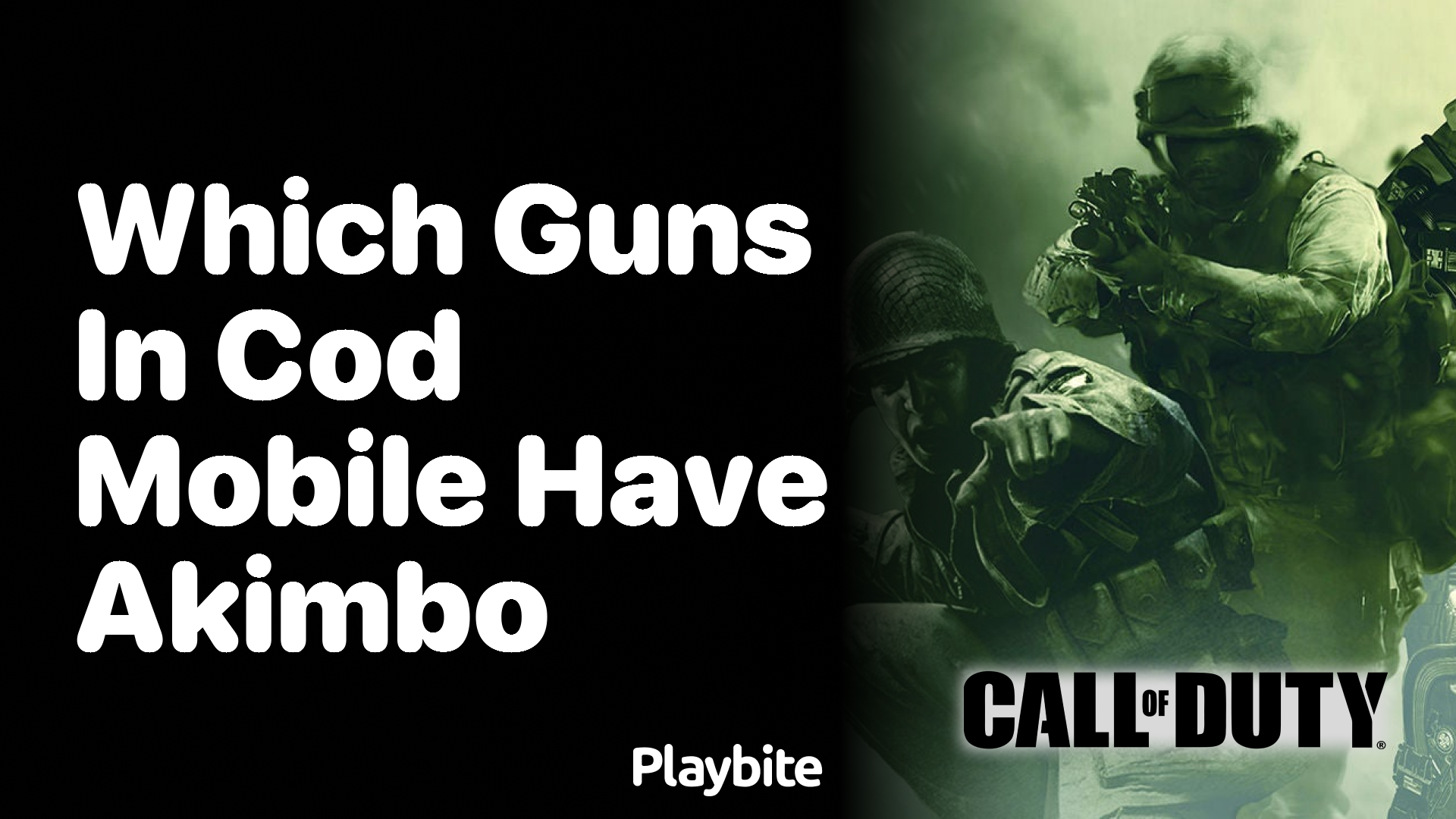 Which Guns in CoD Mobile Have Akimbo?