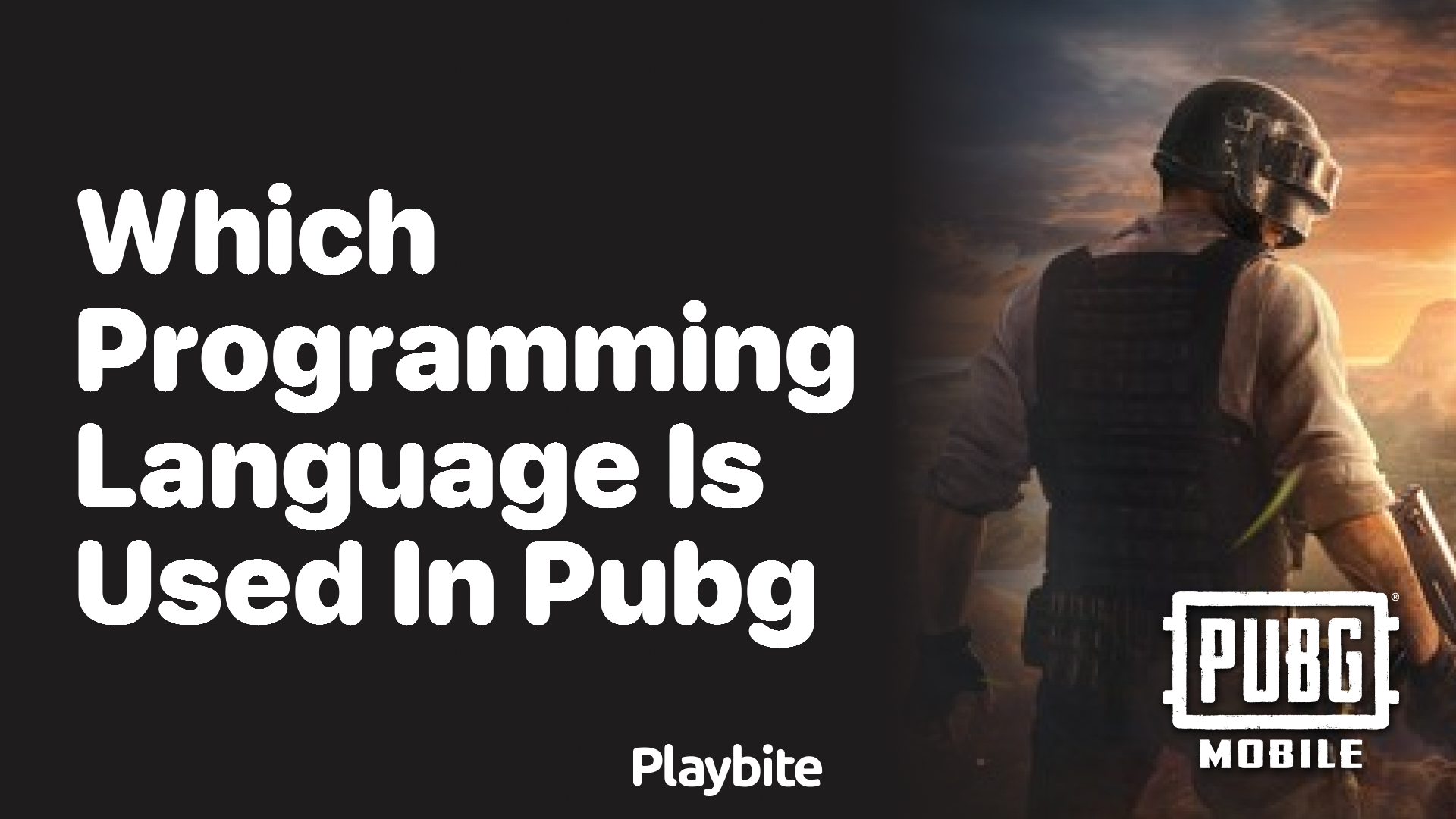 Which Programming Language is Used in PUBG Mobile?