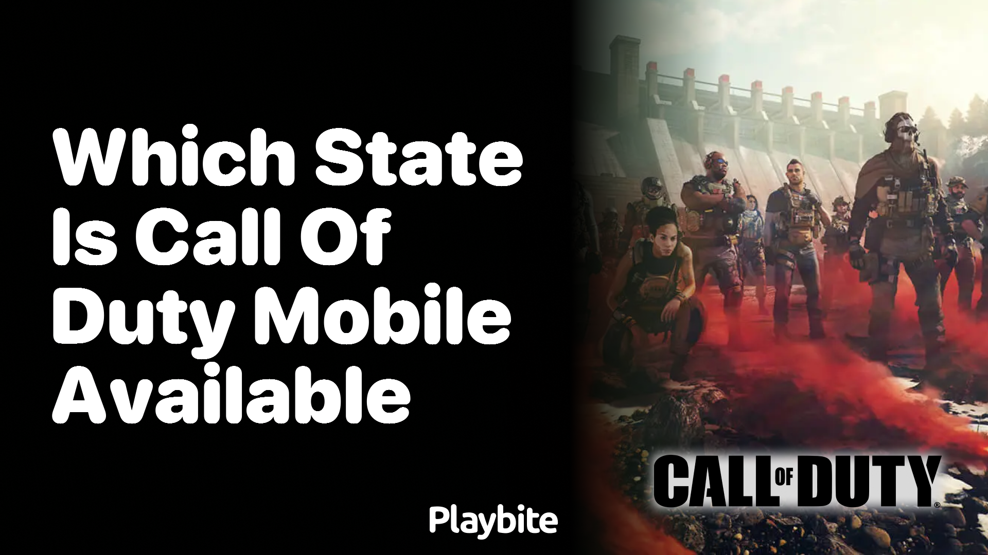 Which State is Call of Duty Mobile Available In?