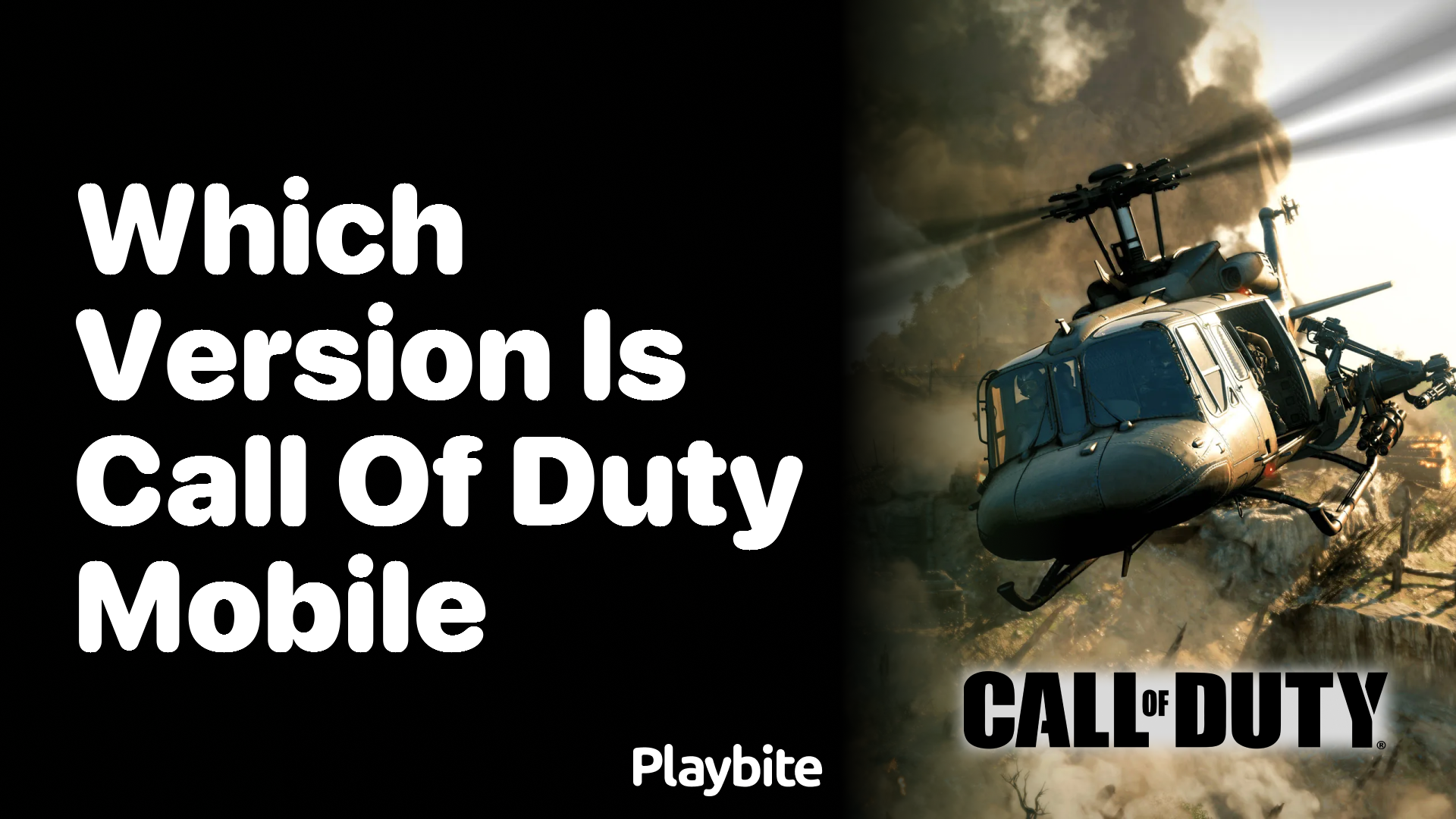 Which Version is Call of Duty Mobile?