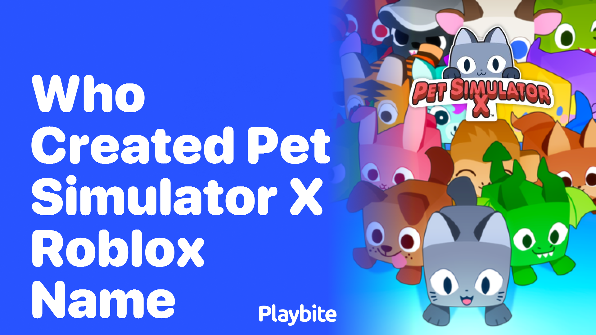 Who Created Pet Simulator X? Unveiling the Roblox Name Behind the Game