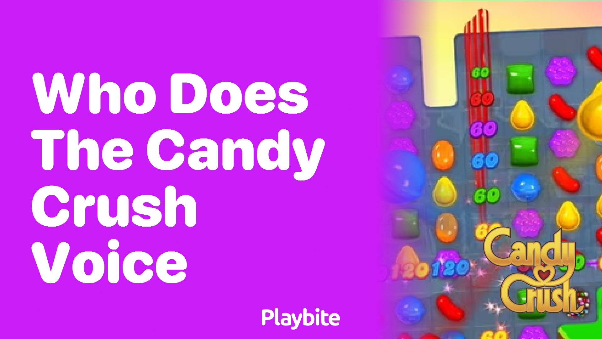 Who Does the Voice in Candy Crush?