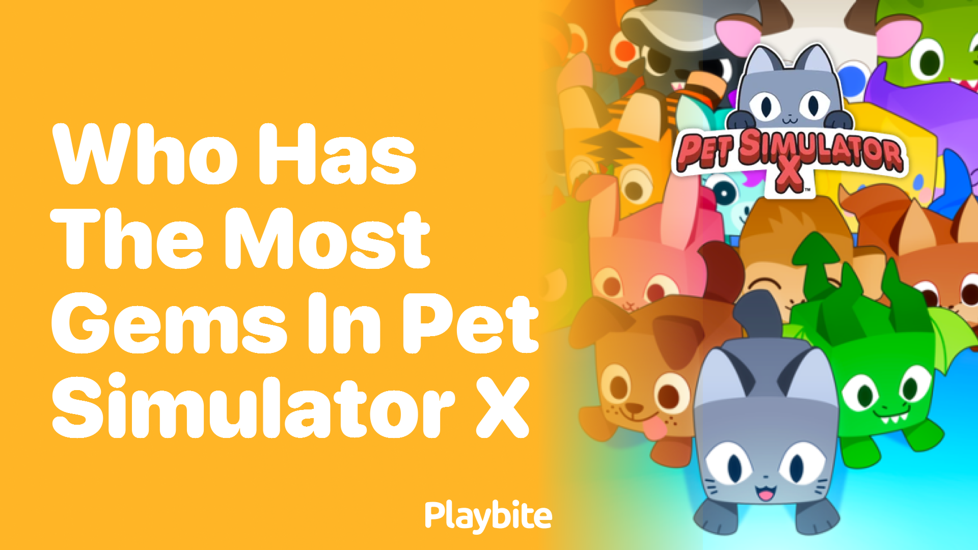 Who Has the Most Gems in Pet Simulator X?