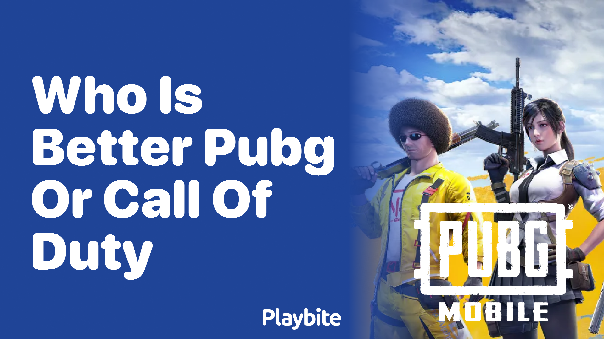 Who Is Better, PUBG or Call of Duty? Discover Now!