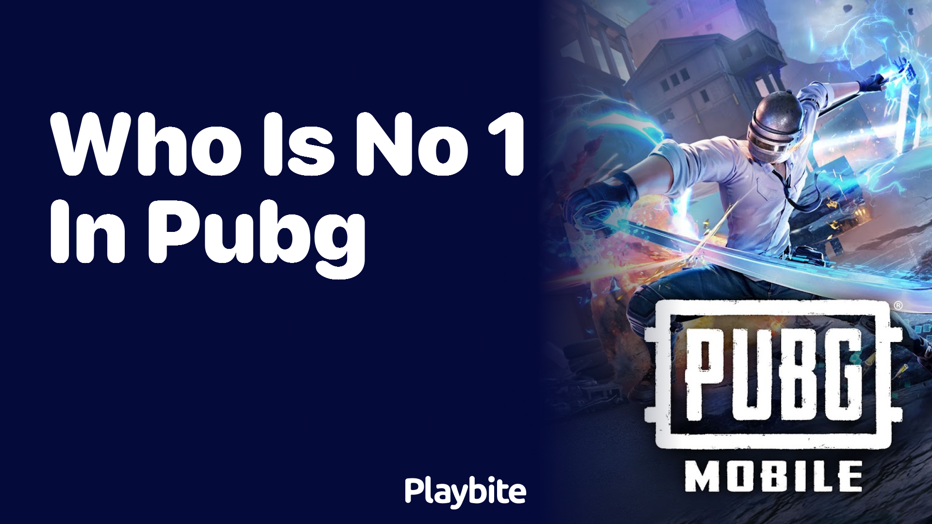 Who is Number 1 in PUBG Mobile?