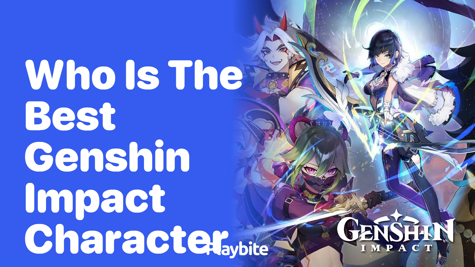 Who is the Best Genshin Impact Character? - Playbite