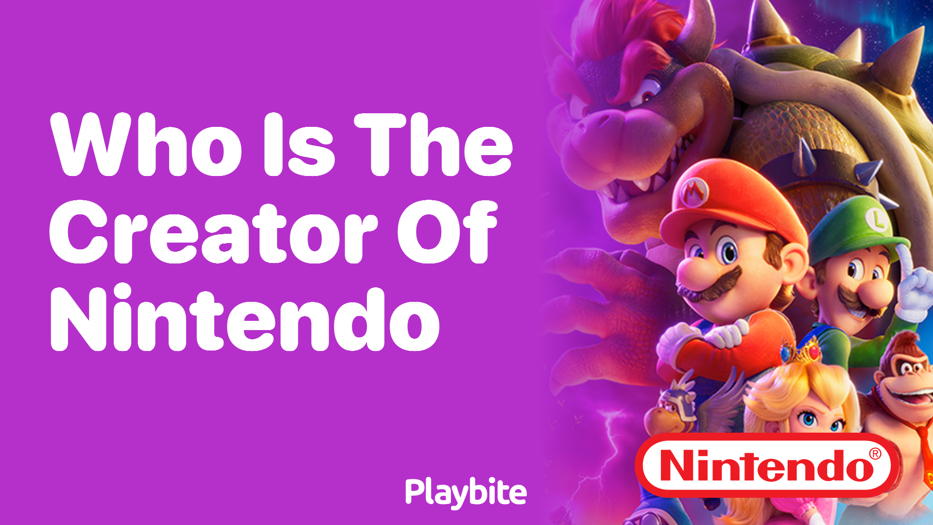 Who is the Creator of Nintendo?