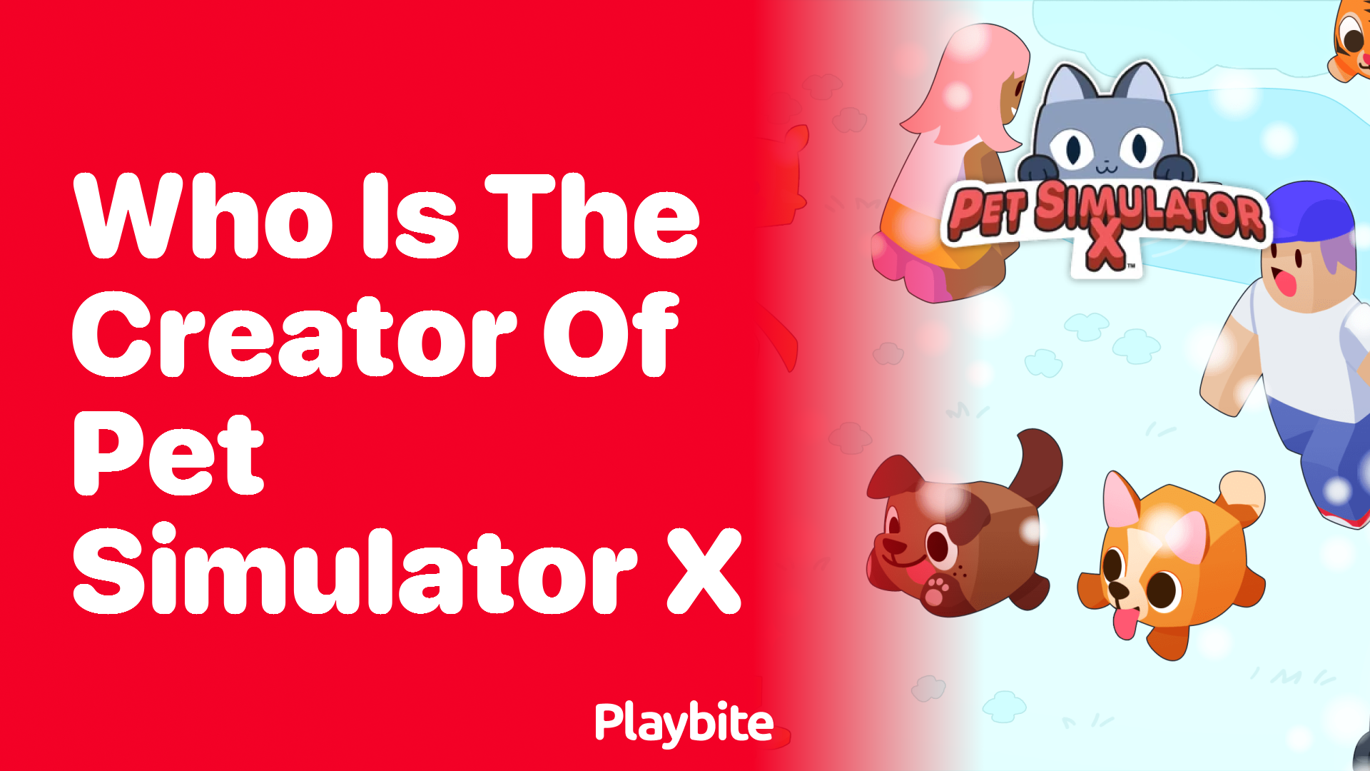 Who is the Creator of Pet Simulator X?