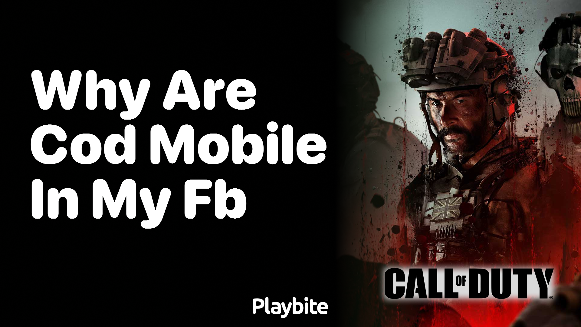 Why are Call of Duty Mobile ads in my Facebook feed?