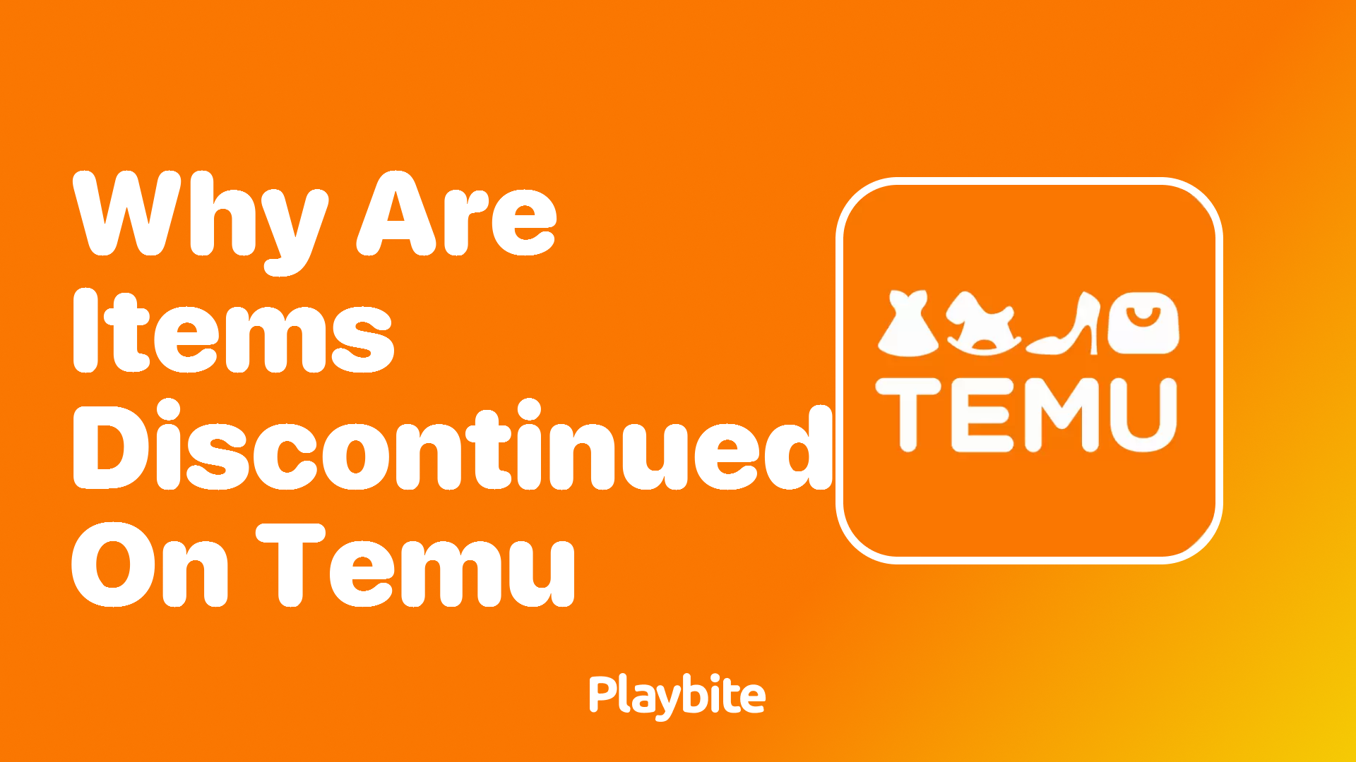 Why Are Items Discontinued on Temu?