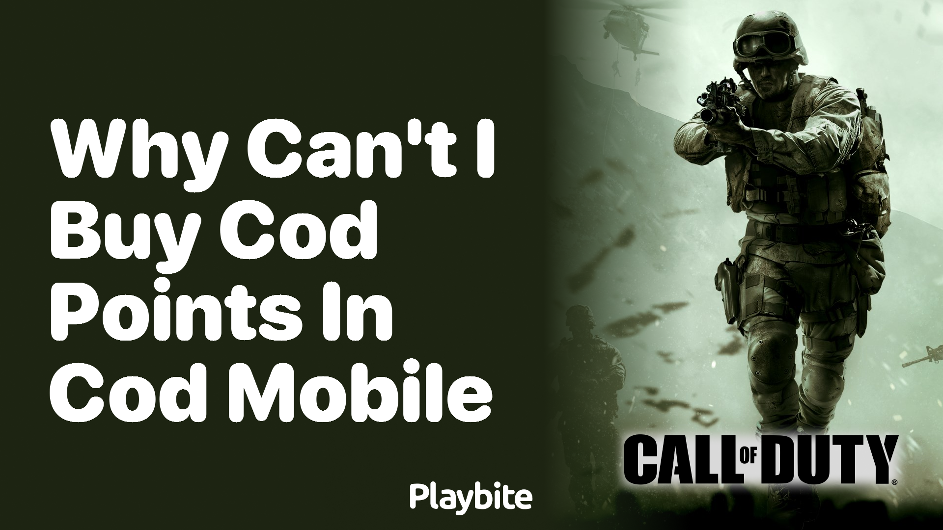 Why Can&#8217;t I Buy COD Points in COD Mobile?