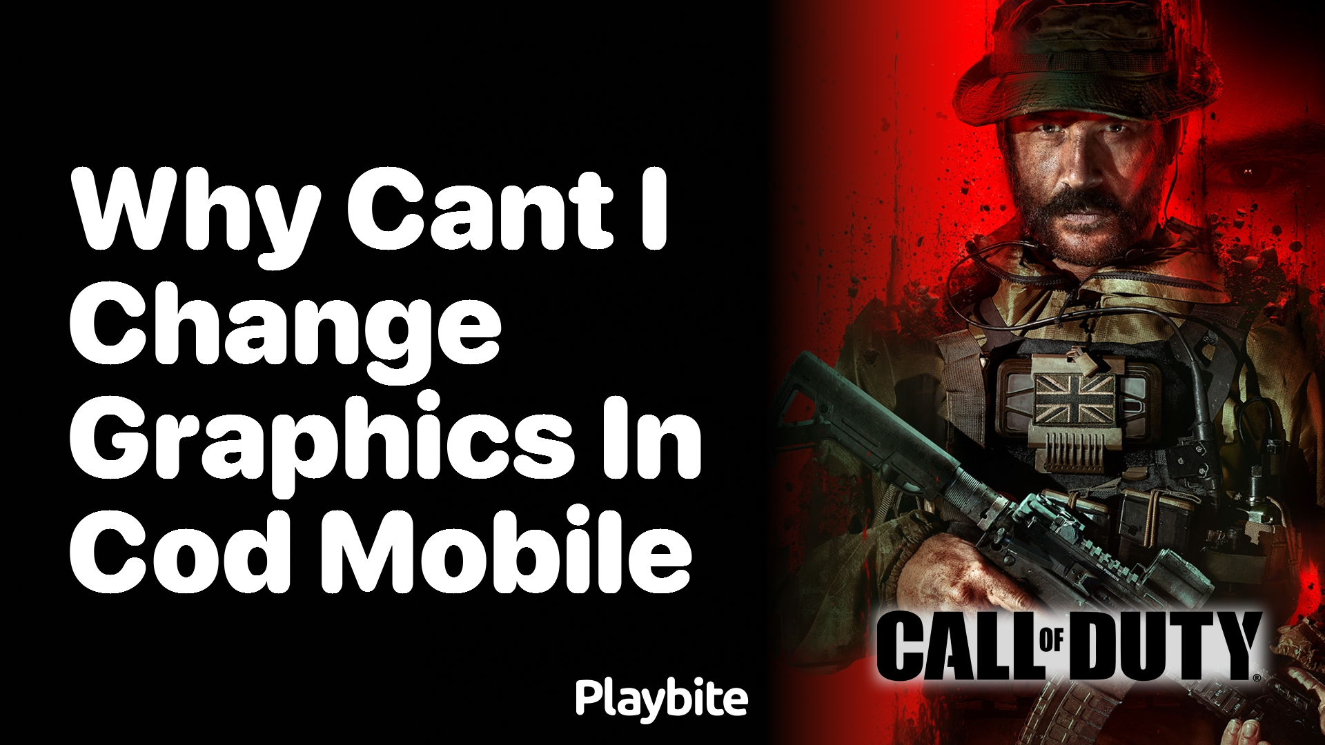 Why Can&#8217;t I Change Graphics in COD Mobile?