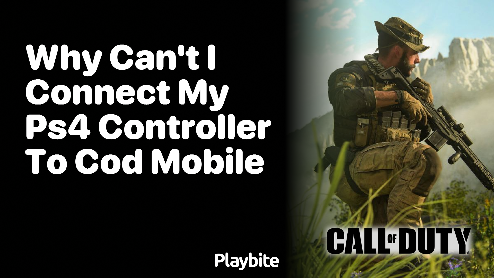 Why Can&#8217;t I Connect My PS4 Controller to COD Mobile?