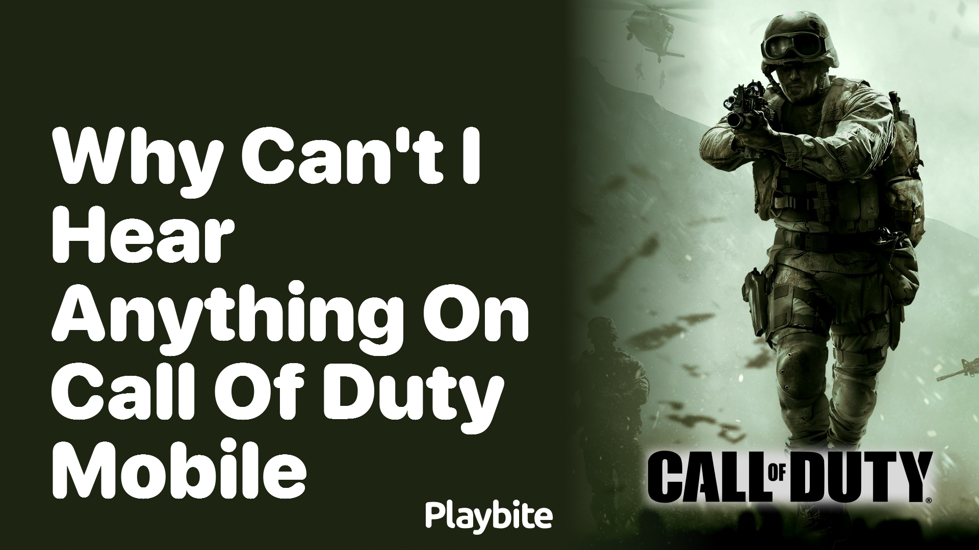 Why Can&#8217;t I Hear Anything on Call of Duty Mobile?