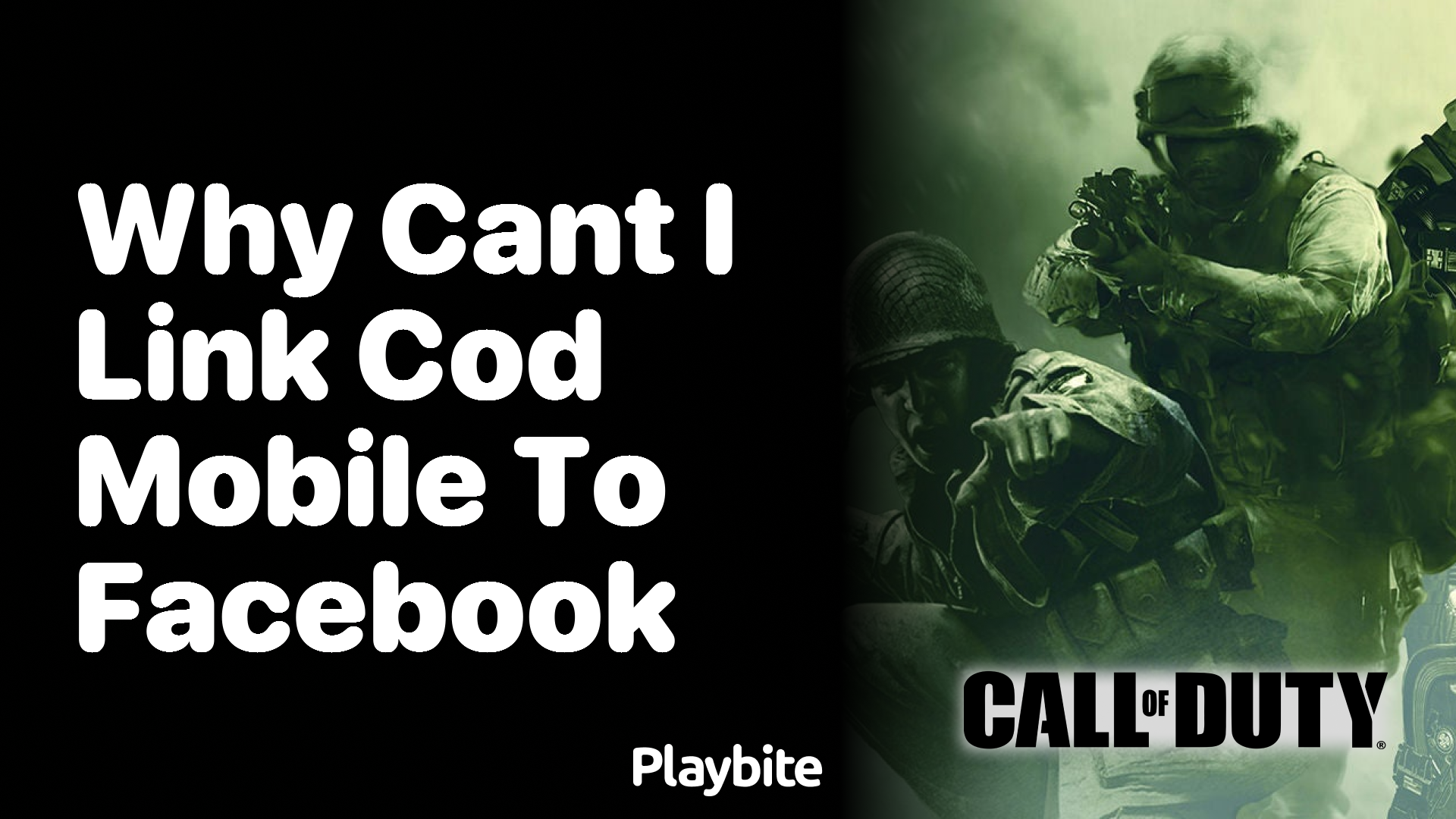 Why Can&#8217;t I Link COD Mobile to Facebook?