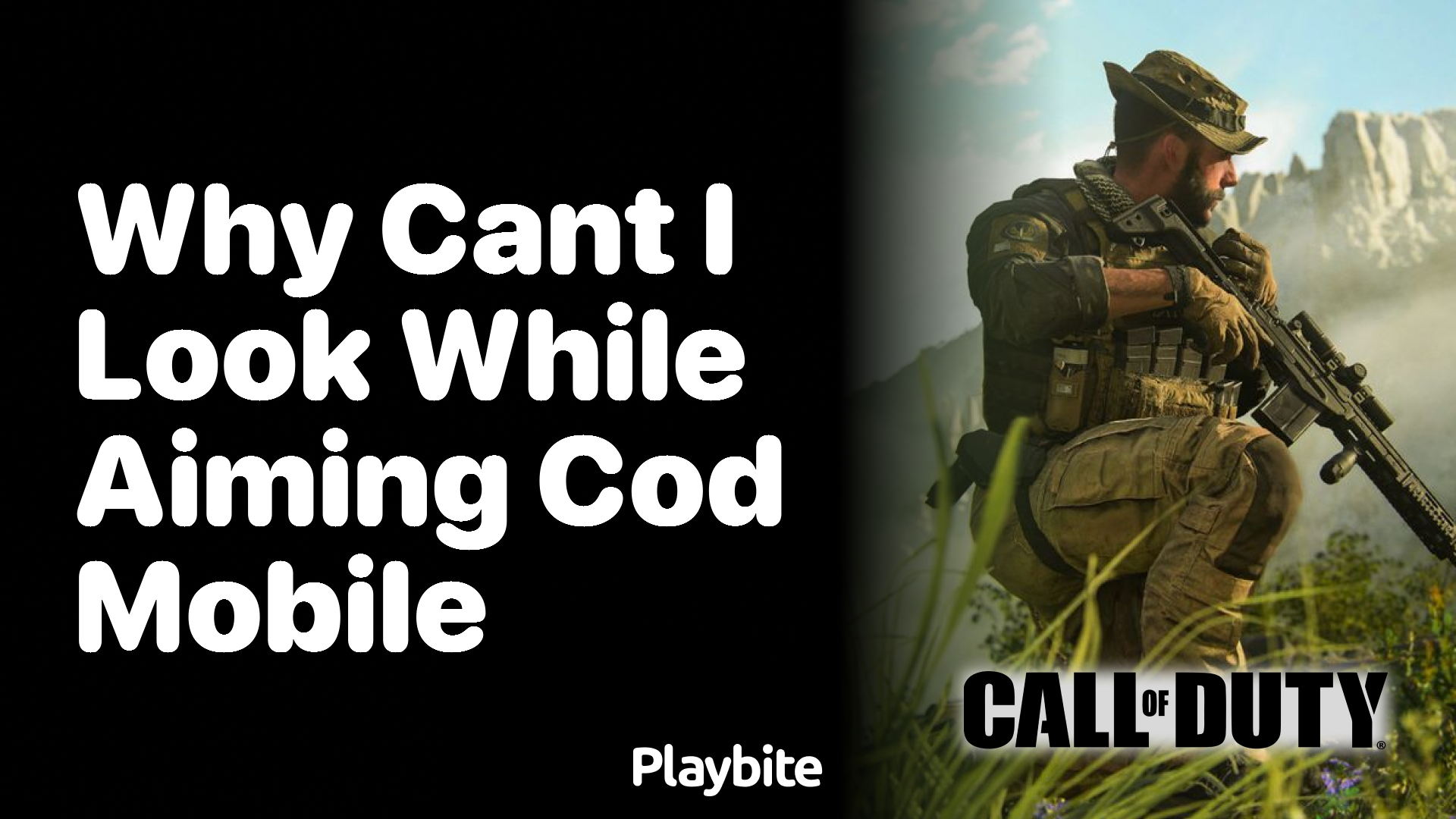 Why Can&#8217;t I Look While Aiming in COD Mobile?