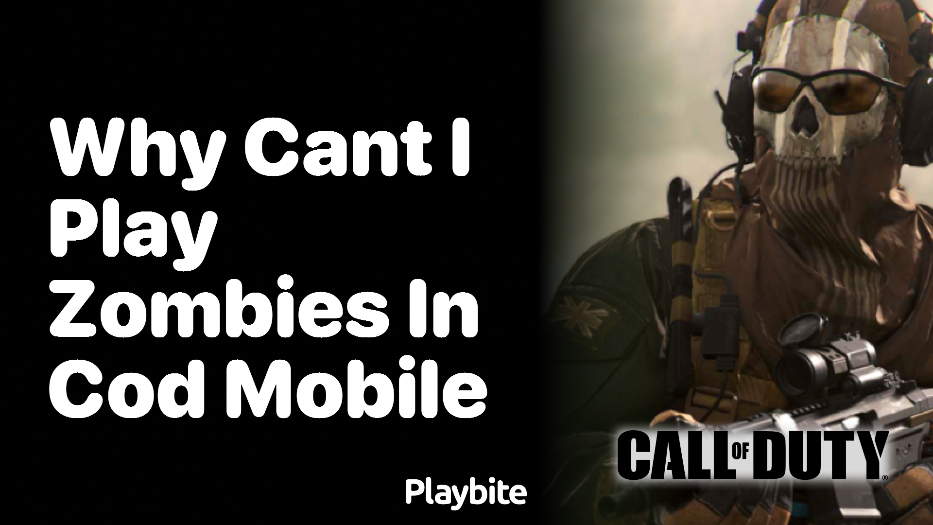 Why Can&#8217;t I Play Zombies in COD Mobile?